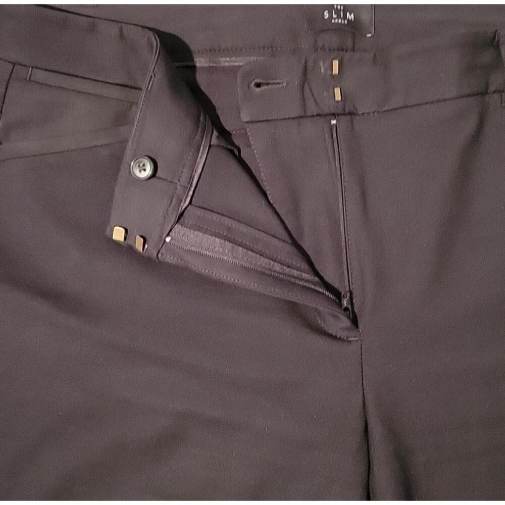 White House Black Market 12P Black Slim Ankle Pants Professional Workwear - Picture 15 of 15